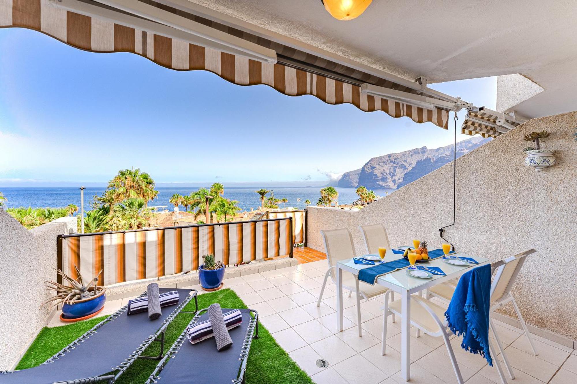 Sea View Apartment Deja Blue - Los Gigantes Puerto de Santiago  Εξωτερικό φωτογραφία